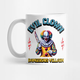 scary evil clown villain Mug